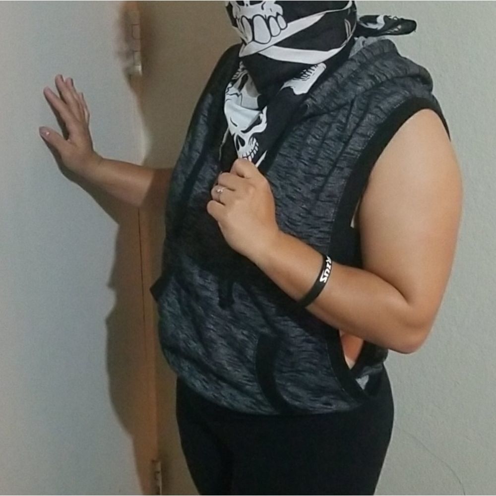 Toxik3 throw over vest top